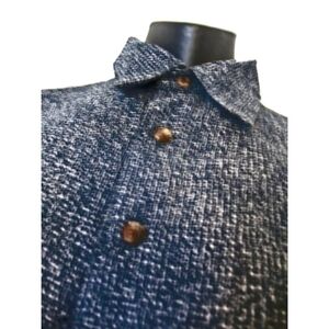 Wrangler Hero Western Long Sleeve Green Print Shirt -Men's Size Large